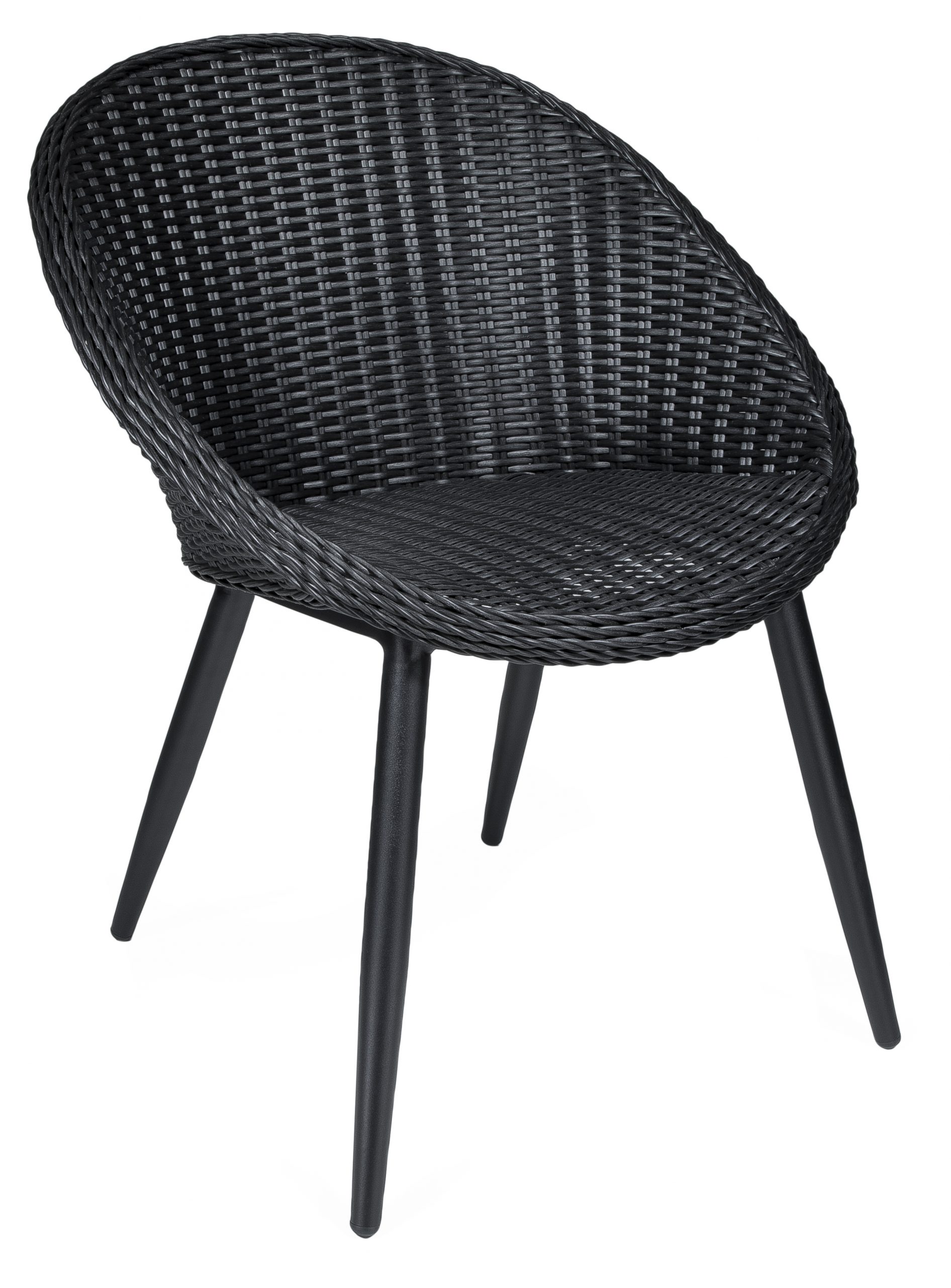 Alicante fåtölj, svart, Xirbi