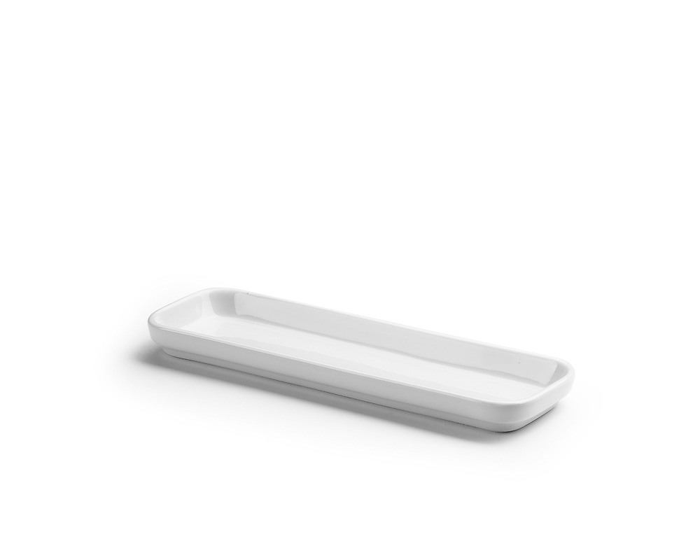 Fat Bas, vit porslin, 280x90xh25mm, Patina