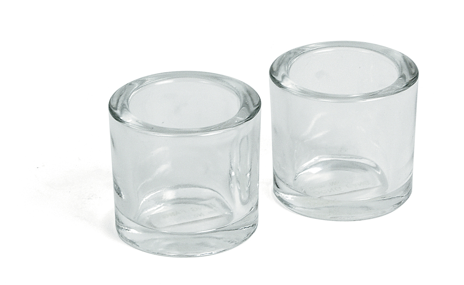 Ljuslykta klarglas, 2 st, Exxent