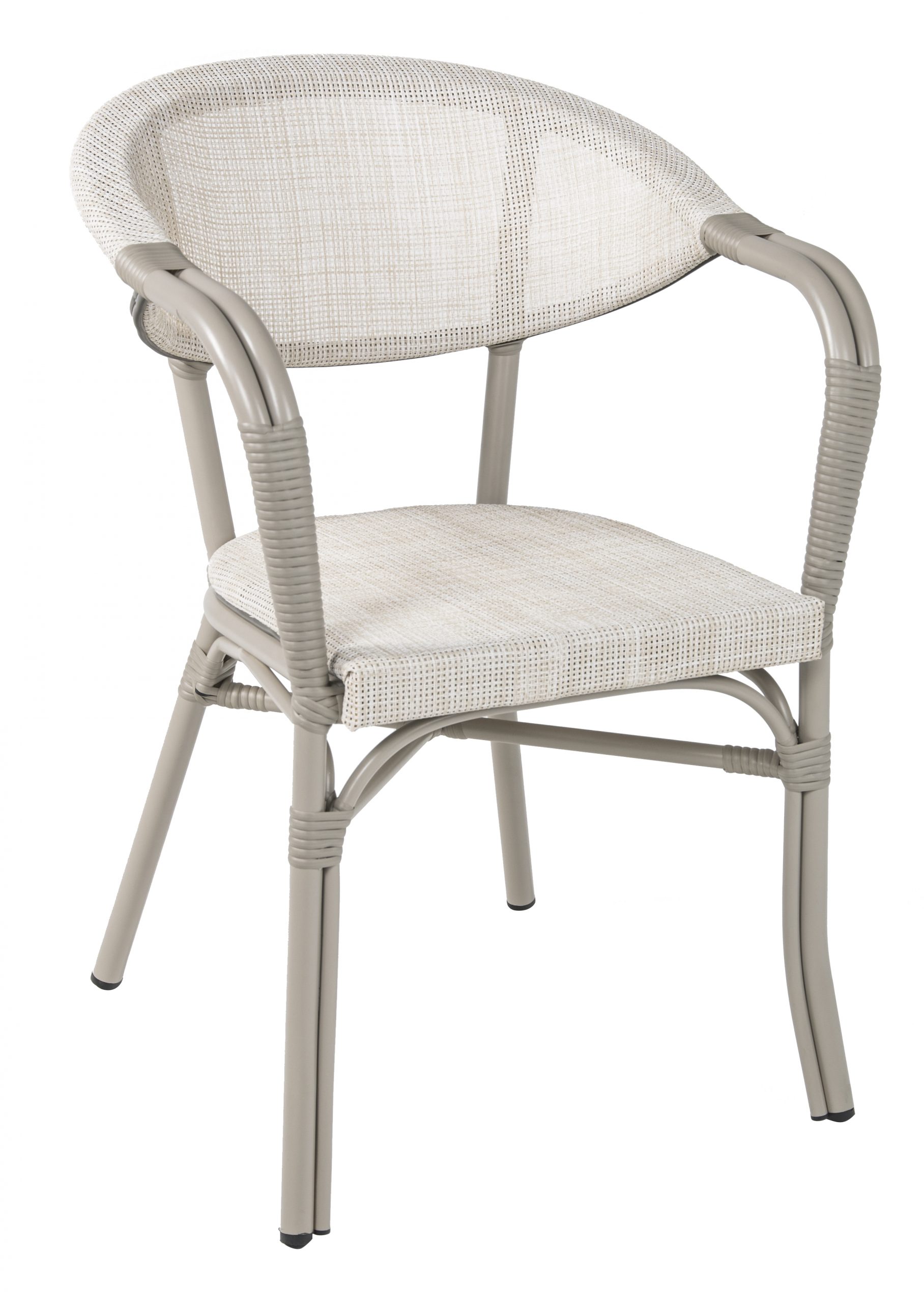 Monaco karmstol, beige, Xirbi